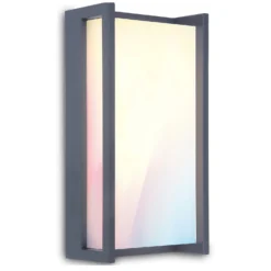 Lutec Qubo RGB LED Outdoor Wall Light With Lutec Connect Technology - Anthracite 9 Lutec Qubo RGB LED Outdoor Wall Light With Lutec Connect Technology - Anthracite -Luxe Light Shop 13950214 1654993071456378