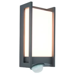 Lutec Qubo LED Outdoor Wall Light With PIR Motion Sensor - Anthracite 9 Lutec Qubo LED Outdoor Wall Light With PIR Motion Sensor - Anthracite -Luxe Light Shop 13950215 1684993052470800