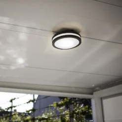 Lutec Titan LED Outdoor Wall/Ceiling Light - Anthracite -Luxe Light Shop 13950218 1744993071780633