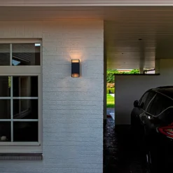 Lutec Ridge 2x GU10 Outdoor Wall Light - Anthracite -Luxe Light Shop 13950221 1184993071779238