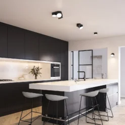 Lutec Stanos LED Indoor Ceiling Light With Lutec Connect Technology - Black - IP20 8 Lutec Stanos LED Indoor Ceiling Light With Lutec Connect Technology - Black - IP20 -Luxe Light Shop 13950224 1454993071697698