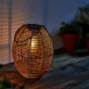 Homebase Edit Brown Rattan Solar Lantern - 31cm 2 Homebase Edit Brown Rattan Solar Lantern - 31cm -Luxe Light Shop 13956313 7805002413834423