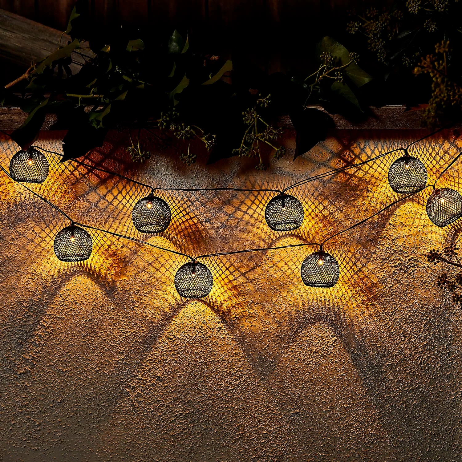 Homebase Edit 10 Mesh Solar String Lights 3 Homebase Edit 10 Mesh Solar String Lights