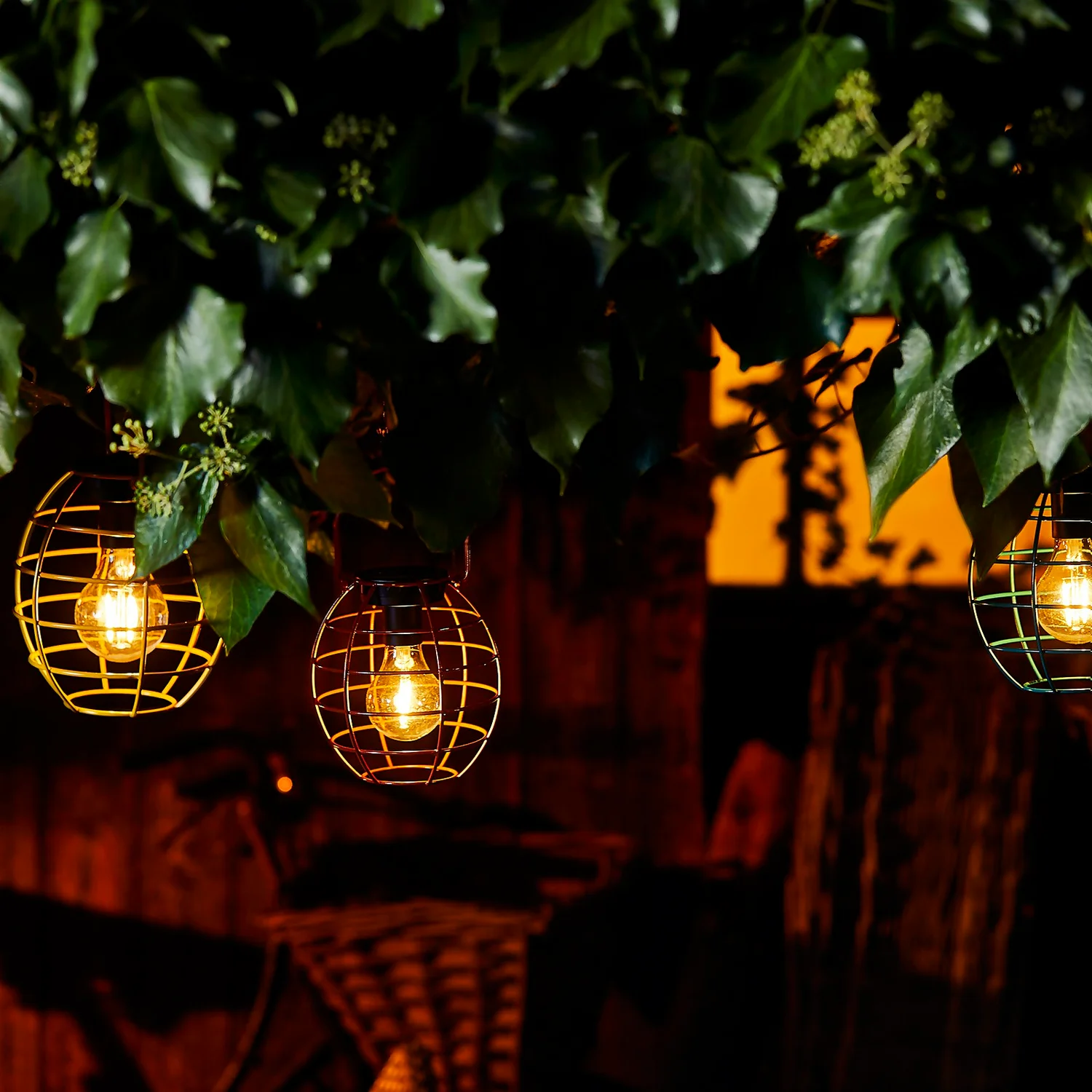 Homebase Edit Solar Cage Light (Assorted Colours) 3 Homebase Edit Solar Cage Light (Assorted Colours)