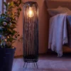 Homebase Edit Tall Black Rattan Solar Lantern -Luxe Light Shop 13965918 1695002424287767