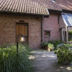 Lutec Cate E27 Outdoor Bollard Light - Black With Rust Effect -Luxe Light Shop 13971736 5604992863237844