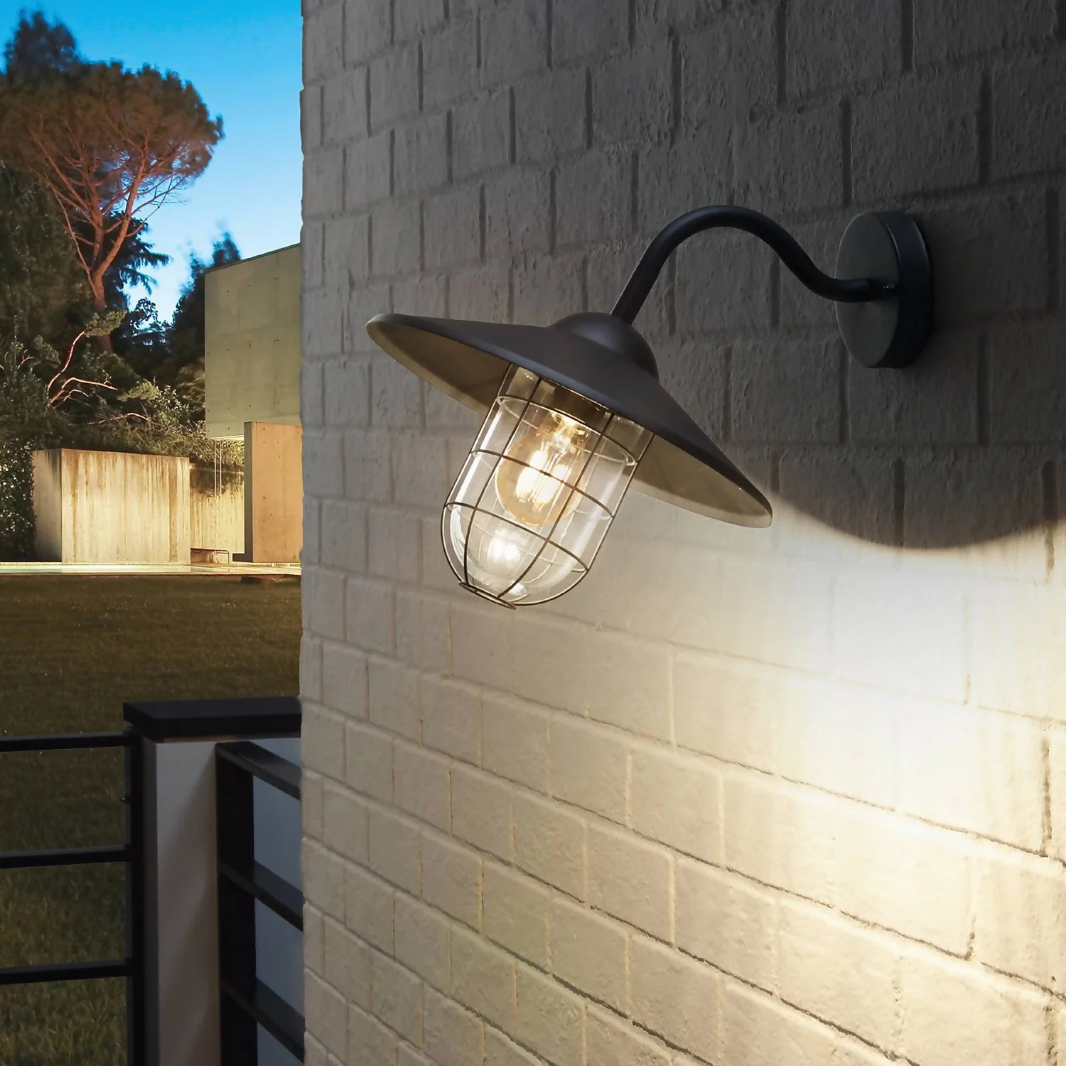 Eglo Melgoa Outdoor Wall Light - Black 3 Eglo Melgoa Outdoor Wall Light - Black