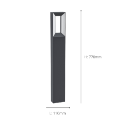 Eglo Riforano Outdoor LED Bollard Light -Luxe Light Shop 14222382 1755020563050403