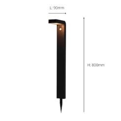 Eglo Baracconi Outdoor LED Sensor Solar Ground Light -Luxe Light Shop 14222392 8345020563112866