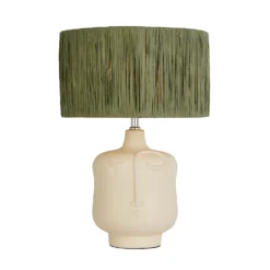 Face Table Lamp - Sage 9 Face Table Lamp - Sage -Luxe Light Shop 14232791 4385020297734345