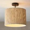 Caen Semi Flush Ceiling Light - Natural 2 Caen Semi Flush Ceiling Light - Natural -Luxe Light Shop 14301796 1725038438811928