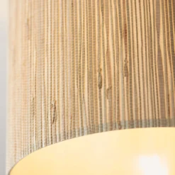 Caen Semi Flush Ceiling Light - Natural -Luxe Light Shop 14301796 1935038439164272