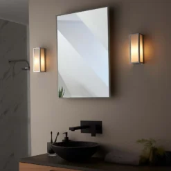 Daltra Small Bathroom Wall Light - Chrome Effect -Luxe Light Shop 14301804 1775038440050841
