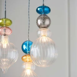 Elgin Cluster Pendant Ceiling Light - Multicoloured & Chrome 14 Elgin Cluster Pendant Ceiling Light - Multicoloured & Chrome -Luxe Light Shop 14301808 1735038439668332