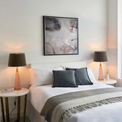 Fearn Table Lamp - Pink -Luxe Light Shop 14301811 1525038438855032