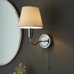 Naim Bathroom Wall Light - Chrome Effect