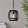 Saval Pendant Ceiling Light - Dark Bamboo -Luxe Light Shop 14301823 5605038439351907