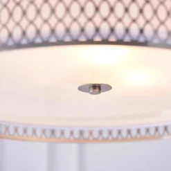 Orton Pendant Ceiling Light - Nickel Effect 14 Orton Pendant Ceiling Light - Nickel Effect -Luxe Light Shop 14301824 1125038438551075