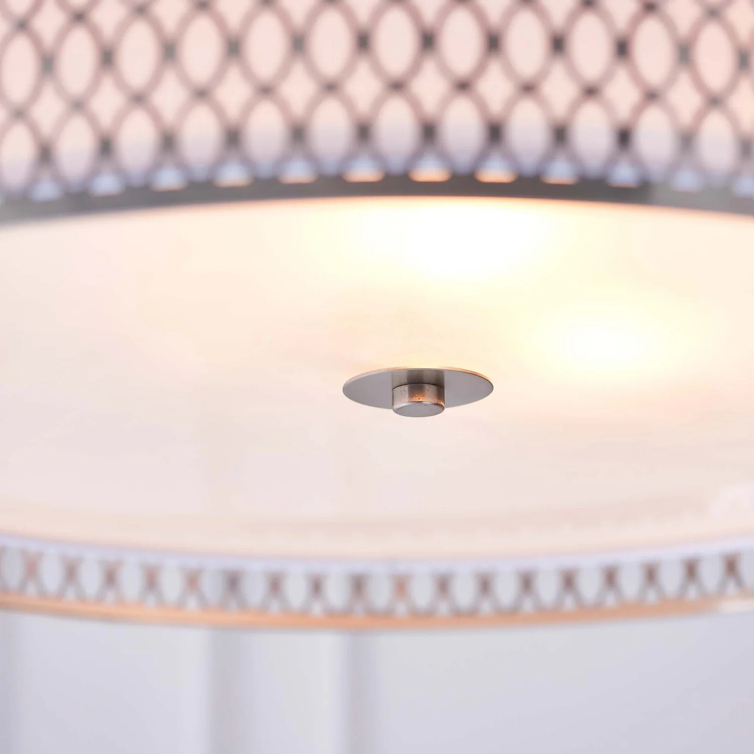 Orton Pendant Ceiling Light - Nickel Effect 8 Orton Pendant Ceiling Light - Nickel Effect - Image 6