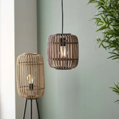 Saval Pendant Ceiling Light - Natural Bamboo 16 Saval Pendant Ceiling Light - Natural Bamboo -Luxe Light Shop 14301825 1615038438178055