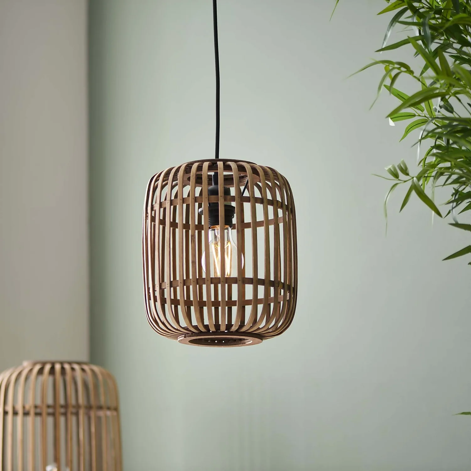 Saval Pendant Ceiling Light - Natural Bamboo 5 Saval Pendant Ceiling Light - Natural Bamboo - Image 3