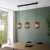 Saval 3 Lamp Pendant Diner Bar Light - Natural Bamboo 2 Saval 3 Lamp Pendant Diner Bar Light - Natural Bamboo -Luxe Light Shop 14301827 1045038439130405