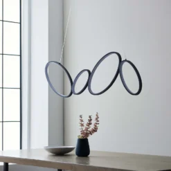 Torbeg Integrated LED Pendant Ceiling Light - Black 12 Torbeg Integrated LED Pendant Ceiling Light - Black -Luxe Light Shop 14301828 1655038438841229