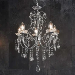 Shanzie Pendant Bathroom Ceiling Light - Chrome Effect -Luxe Light Shop 14301830 1235038438361058