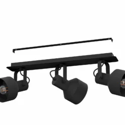 Eglo Casibare 3 Lamp Spotlight - Black -Luxe Light Shop 14302941 1465038223058255