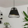 Eglo Austell Pendant Ceiling Light - Black & Gold -Luxe Light Shop 14302951 1185038222969230