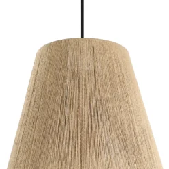 Eglo Alderney Pendant Ceiling Light - Black & Natural 11 Eglo Alderney Pendant Ceiling Light - Black & Natural -Luxe Light Shop 14302952 1715038223258436
