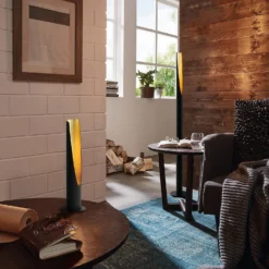 Eglo Barbotto Floor Lamp - Black & Gold -Luxe Light Shop 14302956 1395038223226507