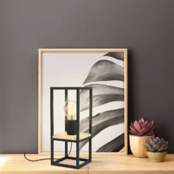 Eglo Libertad Table Lamp - Black -Luxe Light Shop 14302960 1435038223862036