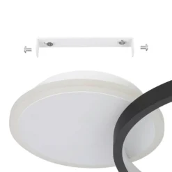 Eglo Gafares Connect Smart Flush Ceiling Light - Black -Luxe Light Shop 14302966 1555038223849259