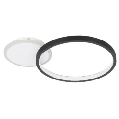 Eglo Gafares Connect Smart Flush Ceiling Light - Black -Luxe Light Shop 14302966 1795038223775096