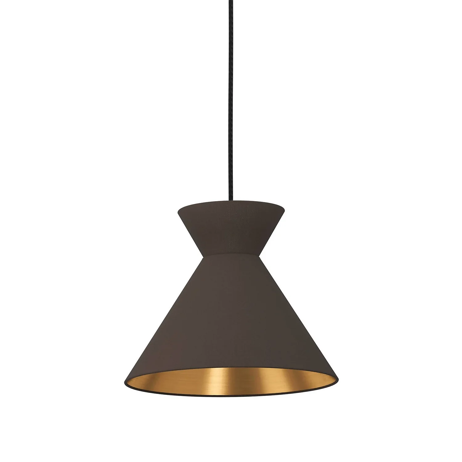 Eglo Nastasia 3 Lamp Pendant Diner Bar Light - Cappuccino & Brass 5 Eglo Nastasia 3 Lamp Pendant Diner Bar Light - Cappuccino & Brass - Image 3