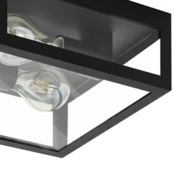 Eglo Amezola 2 Lamp Bathroom Ceiling/Wall Light -Luxe Light Shop 14302976 7805038223210604