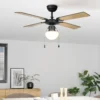Eglo Fortaleza Ceiling Fan With Light - Matt Black & Wood 1 Eglo Fortaleza Ceiling Fan With Light - Matt Black & Wood -Luxe Light Shop 14742119 2075052700121868