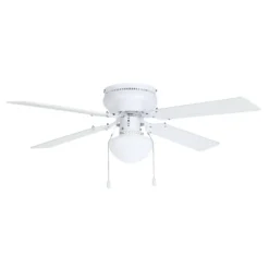 Eglo Cagliari Ceiling Fan With Light - Matt White -Luxe Light Shop 14742120 1855052700303350